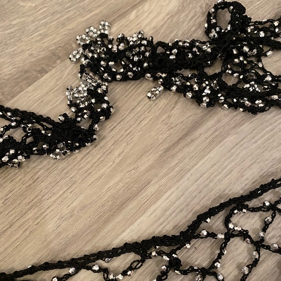 Free People Embellished Triangle Scarf/Wrap - Picture 3 of 3